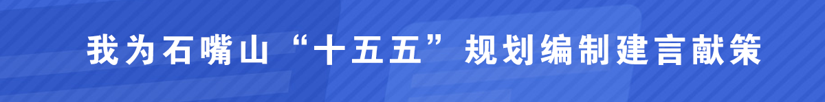 我為石嘴山“十五五”規(guī)劃編制建言獻策