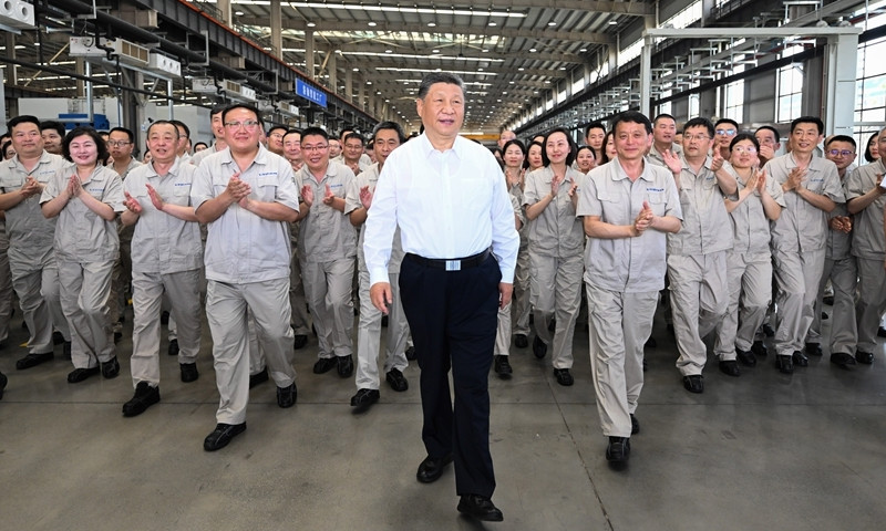 習(xí)近平在河南考察